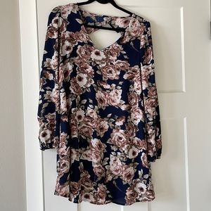 Apricot Lane Navy Floral Dress